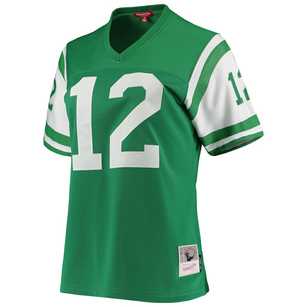 Joe Namath New York Jets Women's 1969 Legacy Replica Jersey Green - Mitchell & Ness