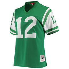 Joe Namath New York Jets Women's 1969 Legacy Replica Jersey Green - Mitchell & Ness