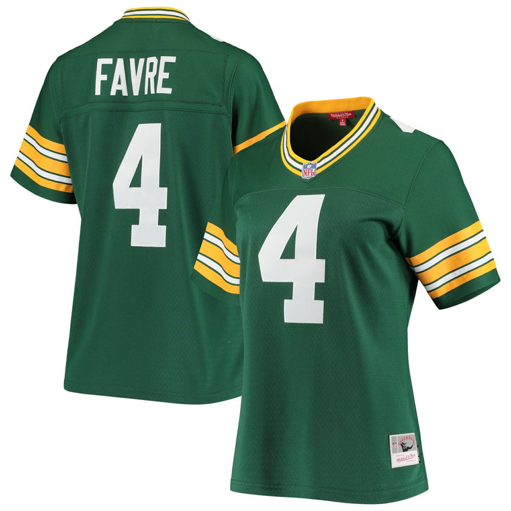 Brett Favre Green Bay Packers Women's 1996 Legacy Replica Player Jersey Green - Mitchell & Ness