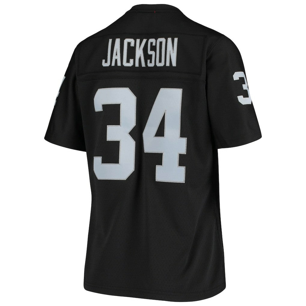 Bo Jackson Las Vegas Raiders Women's 1988 Legacy Replica Jersey Black - Mitchell & Ness