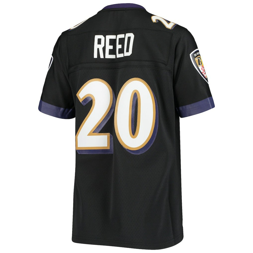 Ed Reed Baltimore Ravens Women's Legacy Replica Team Jersey Black - Mitchell & Ness