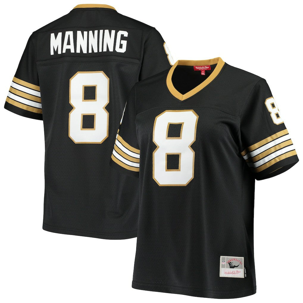 Archie Manning New Orleans Saints Women's 1979 Legacy Replica Jersey Black - Mitchell & Ness
