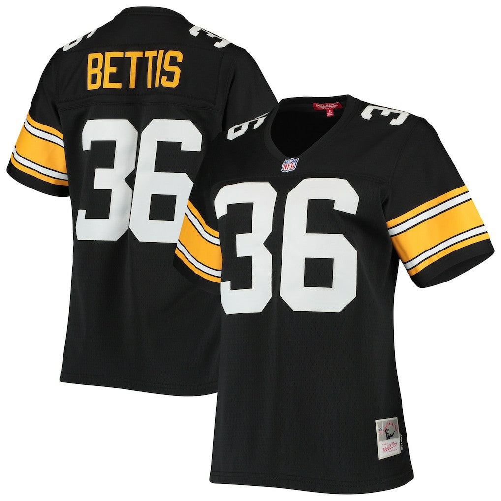 Jerome Bettis Pittsburgh Steelers Women's 1996 Legacy Replica Jersey - Black for sale | NFL Jerseys