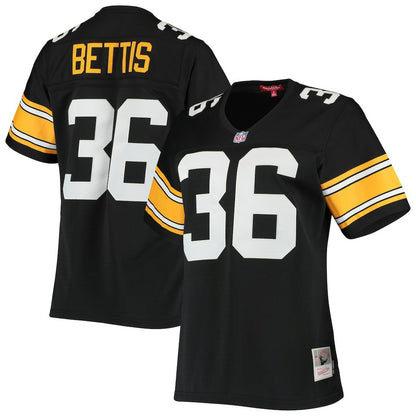 Jerome Bettis Pittsburgh Steelers Women's 1996 Legacy Replica Jersey - Black for sale | NFL Jerseys