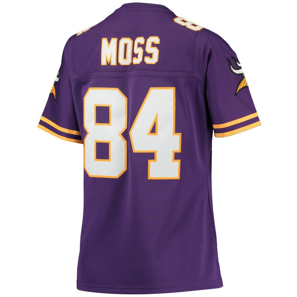 Randy Moss Minnesota Vikings Women's Legacy Replica Team Jersey Purple - Mitchell & Ness