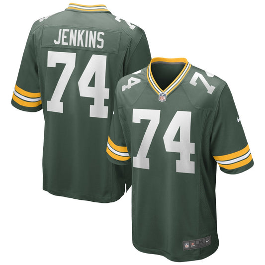 Elgton Jenkins Green Bay Packers Game Jersey - Green | NFL Jerseys