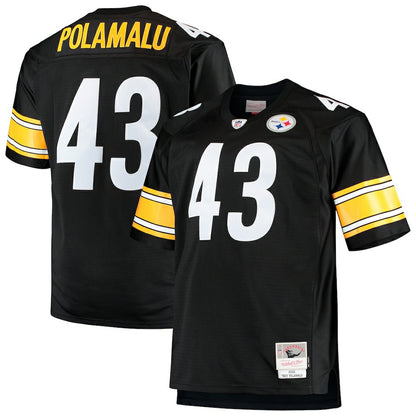 Troy Polamalu Pittsburgh Steelers Big & Tall 2005 Retired Player Replica Jersey - Black on sale | NFL Jerseys