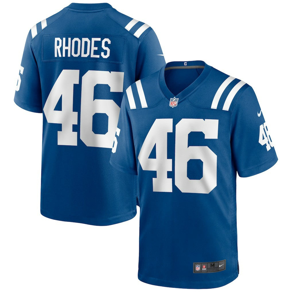 Luke Rhodes Indianapolis Colts Game Jersey Royal - Nike