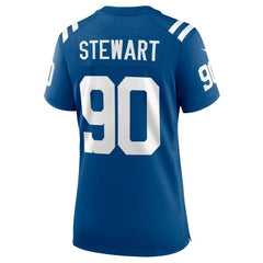 Grover Stewart Indianapolis Colts Women's Game Jersey Royal - Nike