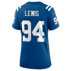 Tyquan Lewis Indianapolis Colts Women's Game Jersey Royal - Nike