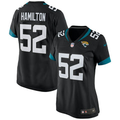 DaVon Hamilton Jacksonville Jaguars Women's Game Jersey Black - Nike