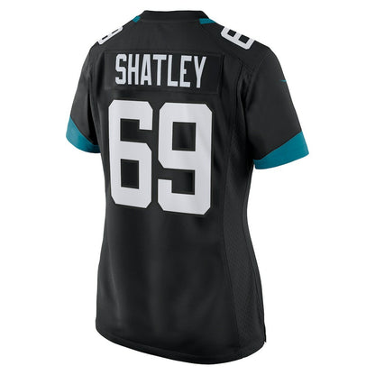 Tyler Shatley Jacksonville Jaguars Women's Game Jersey - Black | NFL Jerseys