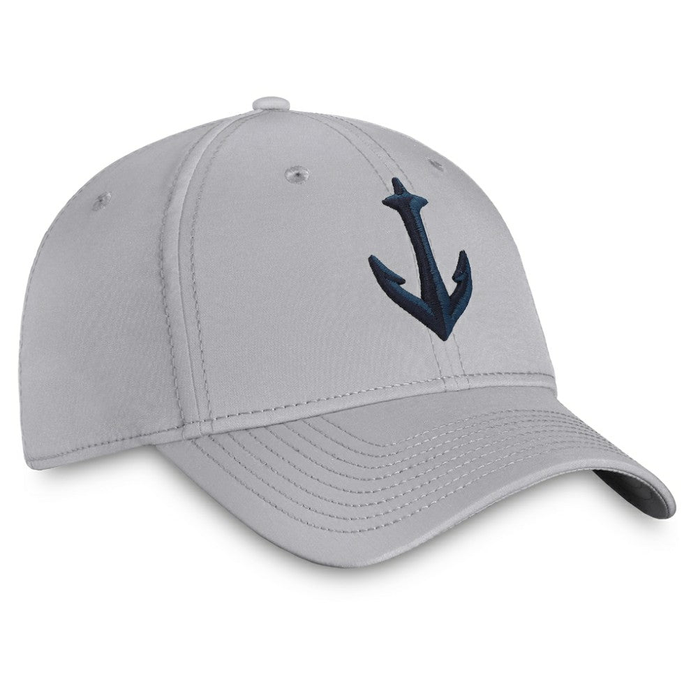 Seattle Kraken Fanatics Secondary Logo Flex Hat Gray