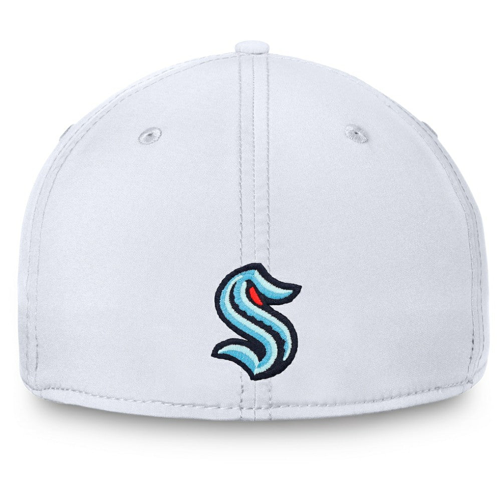 Seattle Kraken Fanatics Wordmark Flex Hat White