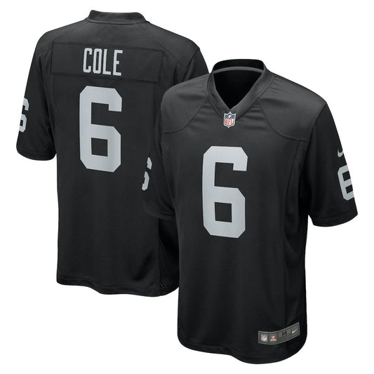 AJ Cole Las Vegas Raiders Game Jersey - Black | NFL Jerseys