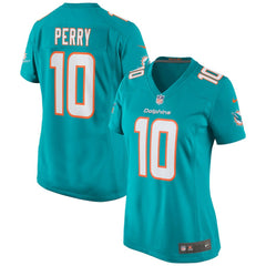 Malcolm Perry Miami Dolphins Women's Game Jersey Aqua - Nike