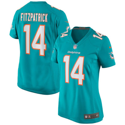 Ryan Fitzpatrick Miami Dolphins Women's Game Jersey - Aqua | NFL Jerseys
