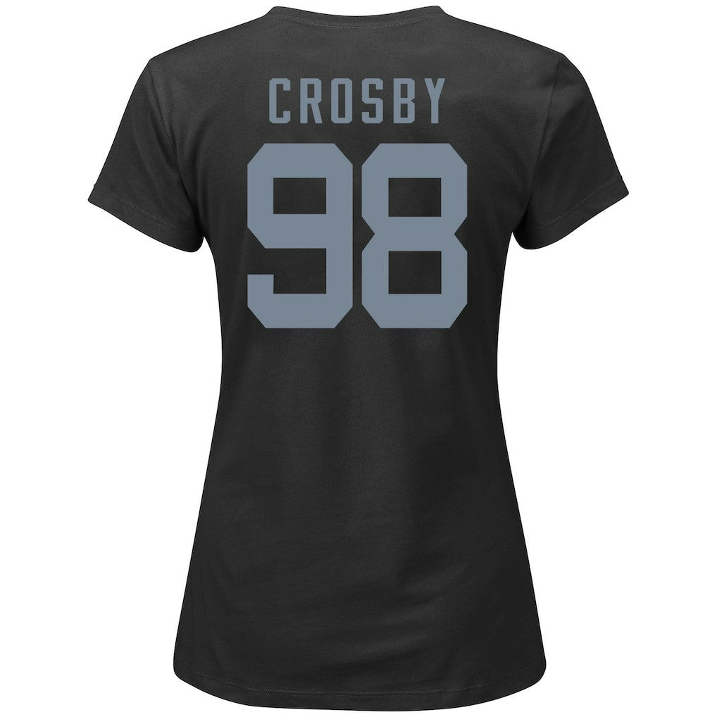 Maxx Crosby Las Vegas Raiders Women's Plus Size Name & Number V-Neck T-Shirt Black - Fanatics