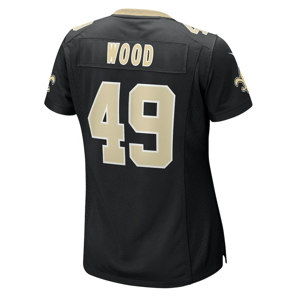 Zach Wood New Orleans Saints Women's Game Jersey Black - Nike