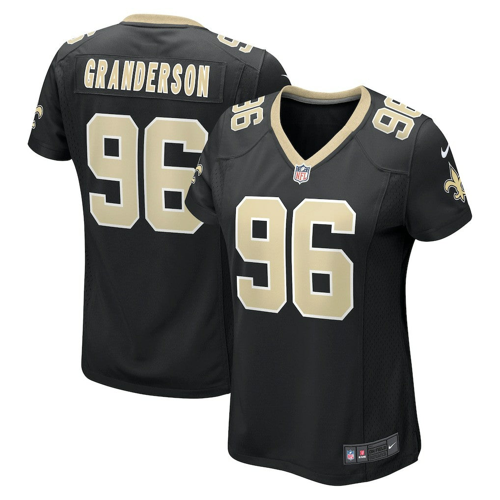 Carl Granderson New Orleans Saints Women's Game Jersey Black - Nike