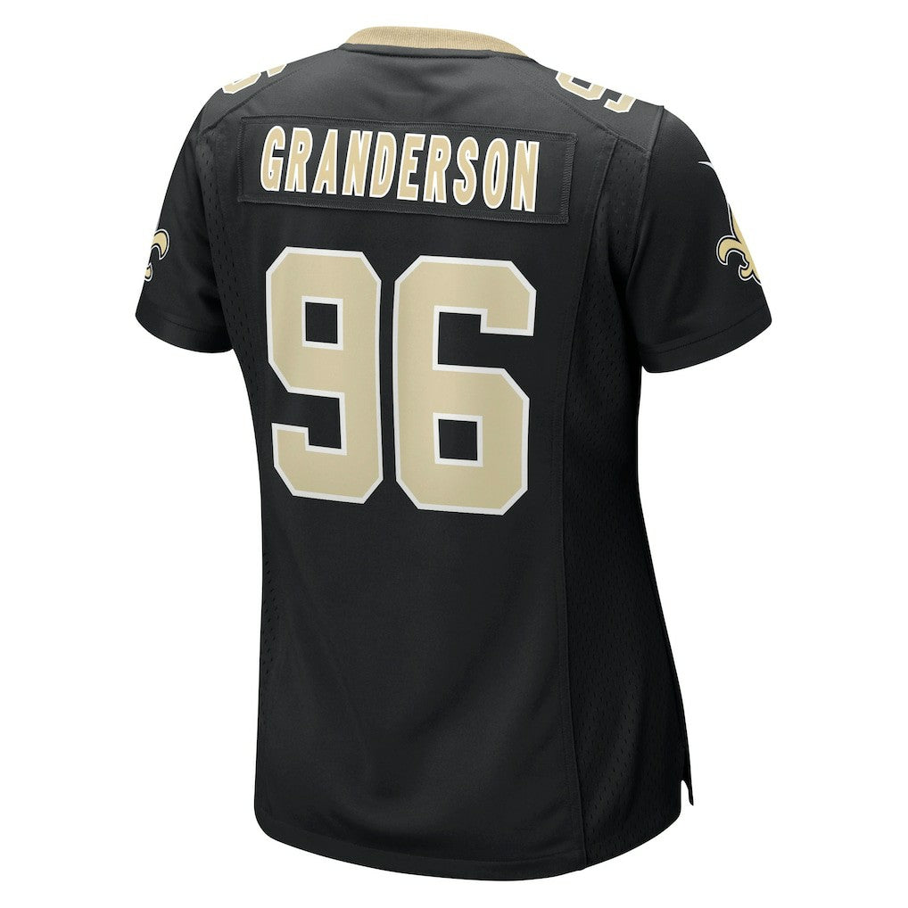 Carl Granderson New Orleans Saints Women's Game Jersey Black - Nike