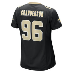 Carl Granderson New Orleans Saints Women's Game Jersey Black - Nike