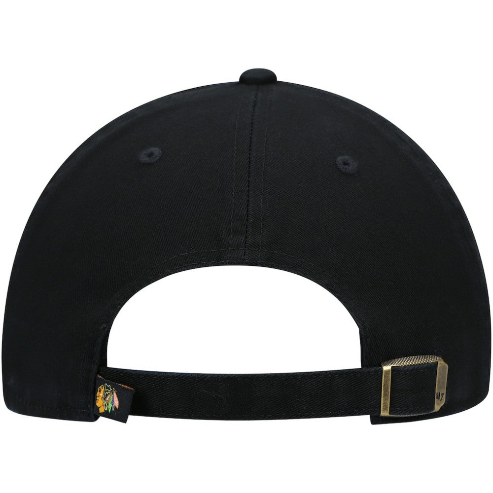 Chicago Blackhawks '47 Team Clean Up Adjustable Hat Black