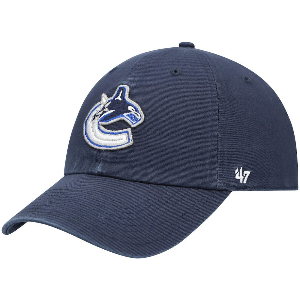 Vancouver Canucks - '47 Team Clean Up Adjustable Hat Navy