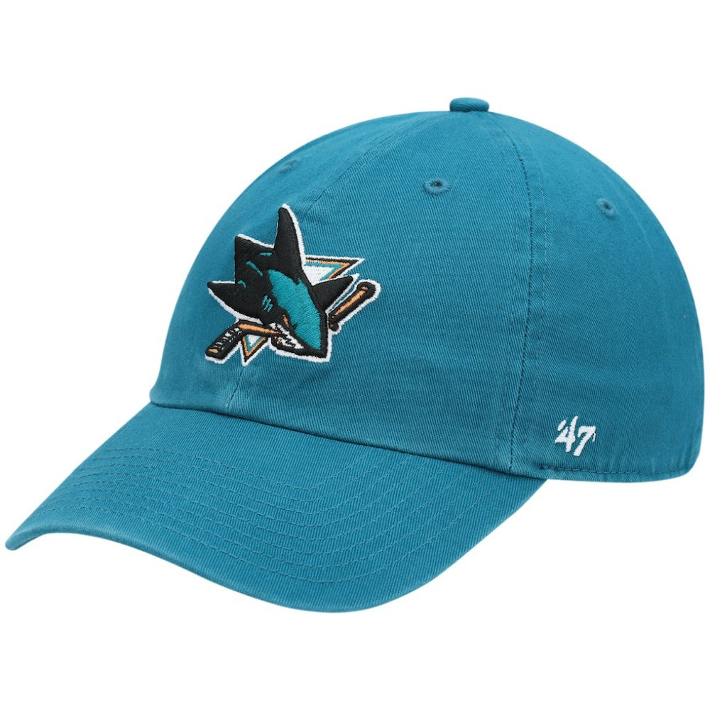 San Jose Sharks - '47 Team Clean Up Adjustable Hat Teal