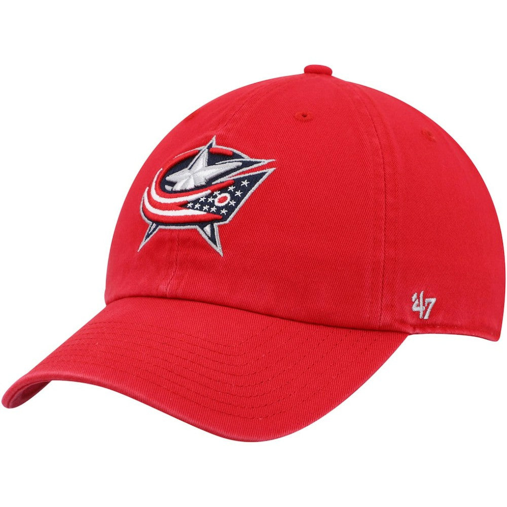 Columbus Blue Jackets - '47 Team Clean Up Adjustable Hat Red