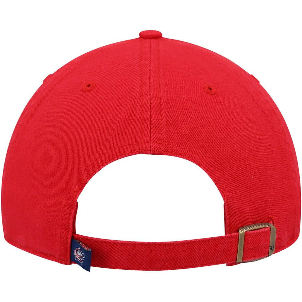 Columbus Blue Jackets - '47 Team Clean Up Adjustable Hat Red