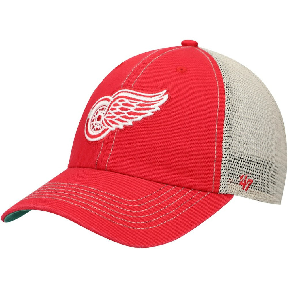 Detroit Red Wings - '47 Trawler Clean Up Trucker Snapback Hat Red
