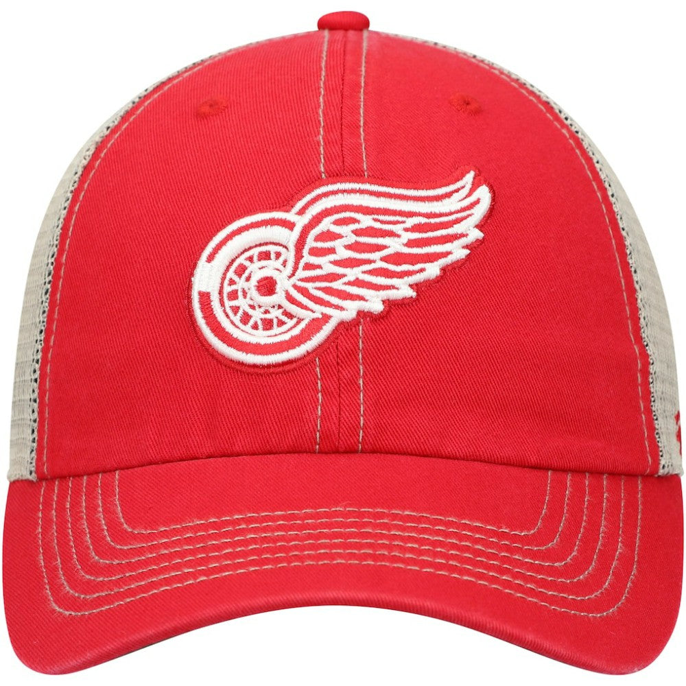 Detroit Red Wings - '47 Trawler Clean Up Trucker Snapback Hat Red