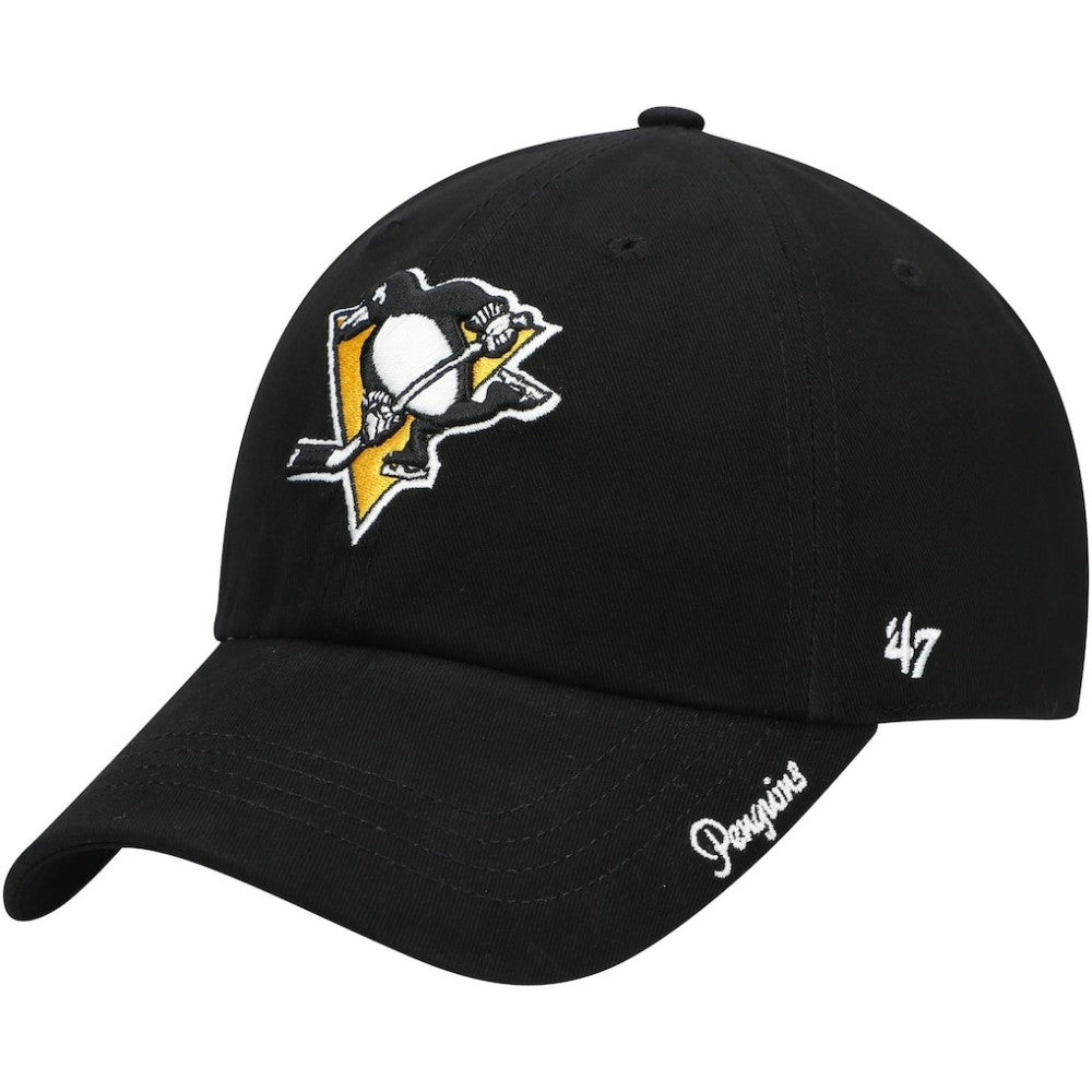 Pittsburgh Penguins '47 Women's Team Miata Clean Up Adjustable Hat Black