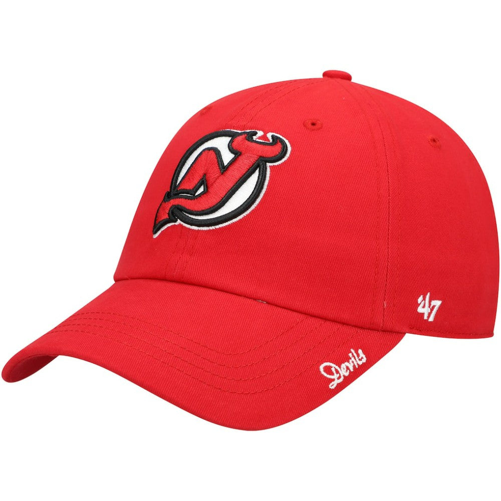 New Jersey Devils - '47 Women's Team Miata Clean Up Adjustable Hat Red