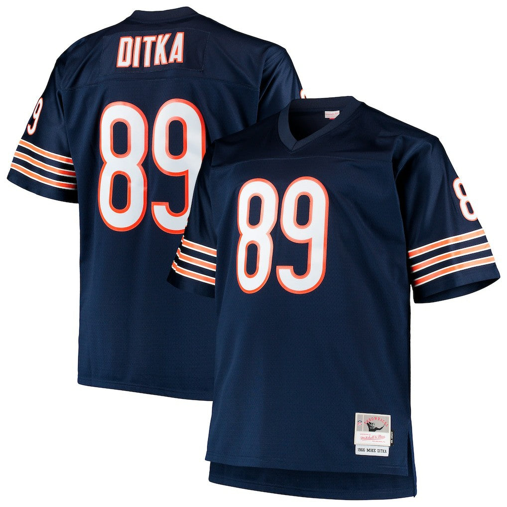 Mike Ditka Chicago Bears Big & Tall 1966 Retired Player Replica Jersey - Navy cheap | NFL Jerseys
