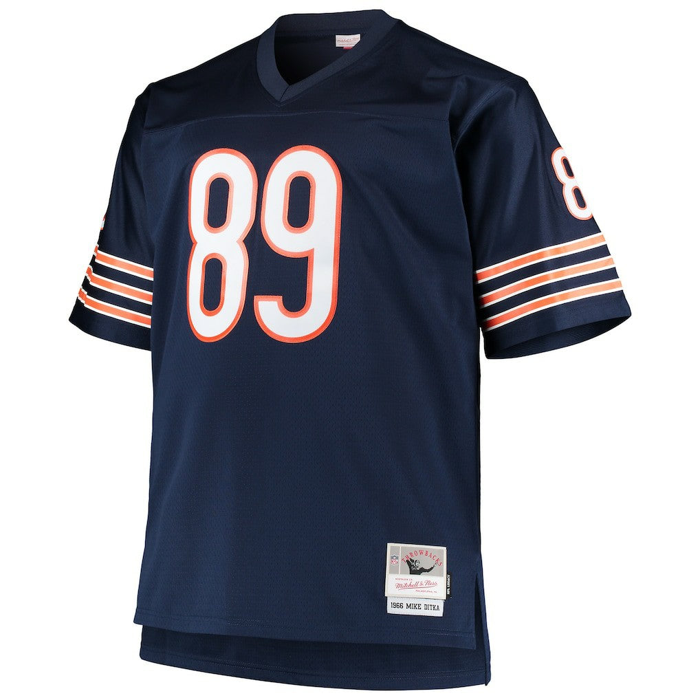 Mike Ditka Chicago Bears Big & Tall 1966 Retired Player Replica Jersey - Navy cheap | NFL Jerseys