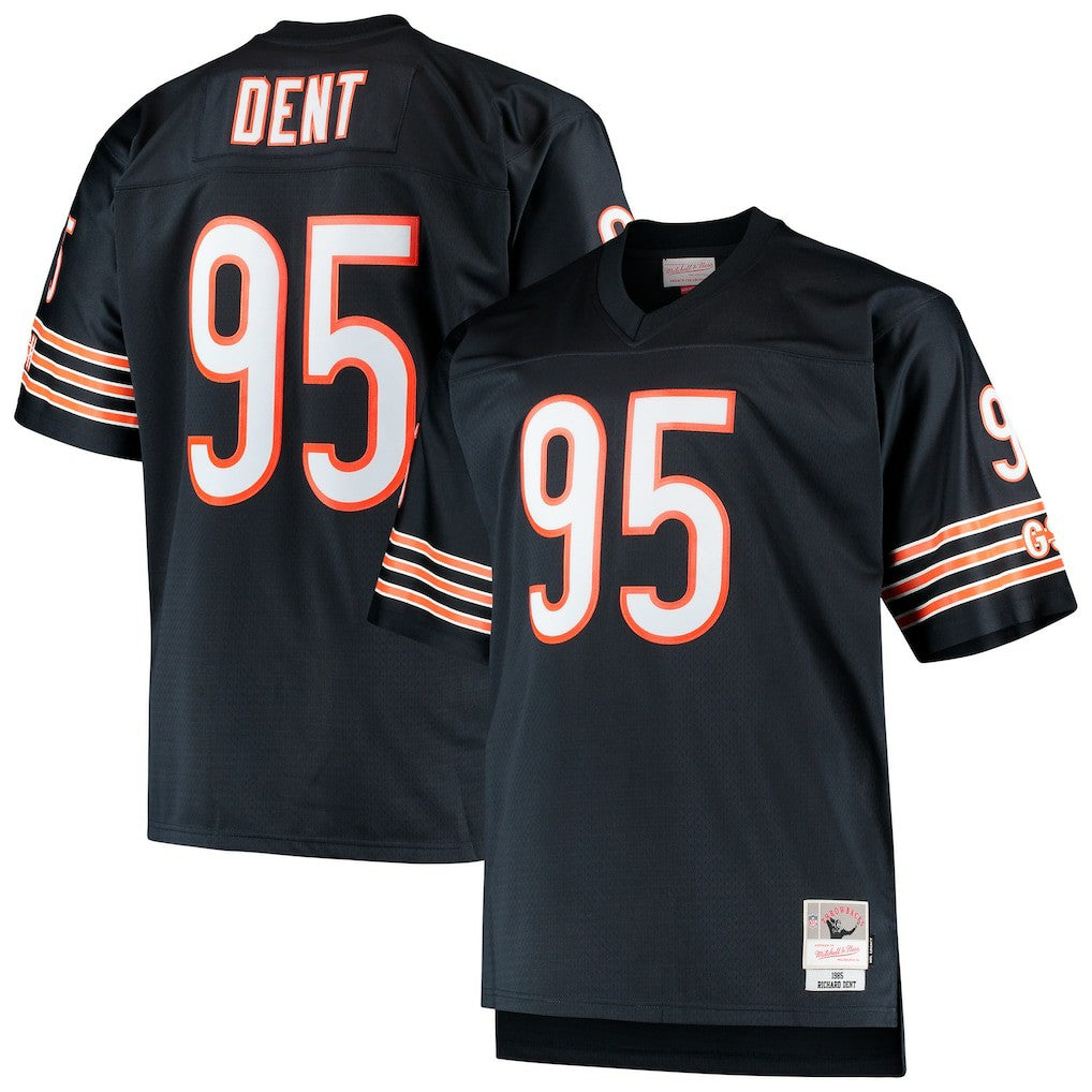 Richard Dent Chicago Bears Big & Tall 1985 Retired Player Replica Jersey Navy - Mitchell & Ness