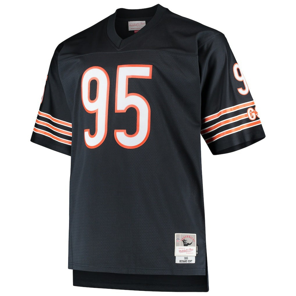 Richard Dent Chicago Bears Big & Tall 1985 Retired Player Replica Jersey Navy - Mitchell & Ness