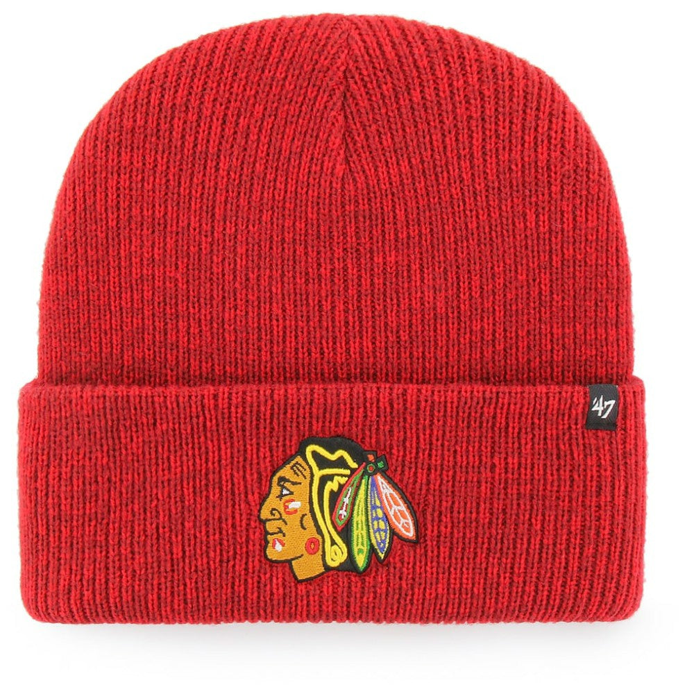 Chicago Blackhawks '47 Brain Freeze Cuffed Knit Hat Red