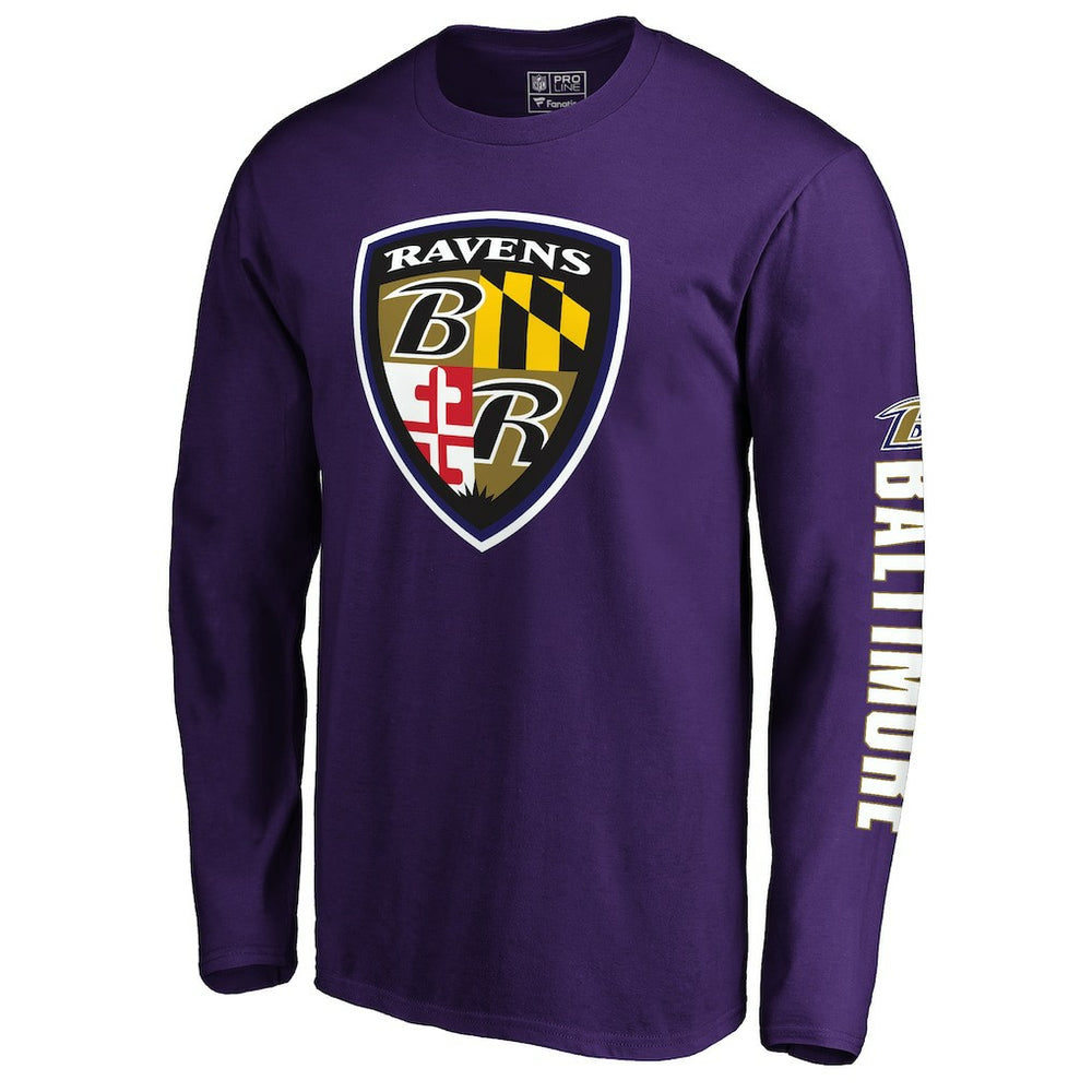 Baltimore Ravens Hometown Long Sleeve T-Shirt Purple - Fanatics