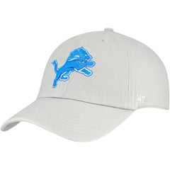 Detroit Lions '47 Clean Up Adjustable Hat Gray - 47 brand