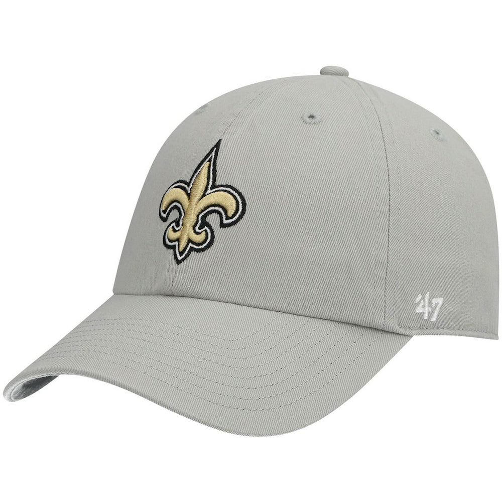 New Orleans Saints '47 Clean Up Adjustable Hat Gray - 47 brand