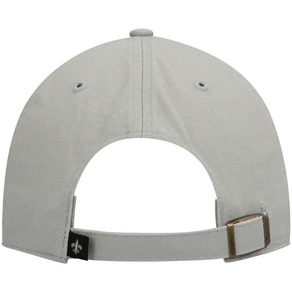 New Orleans Saints '47 Clean Up Adjustable Hat Gray - 47 brand
