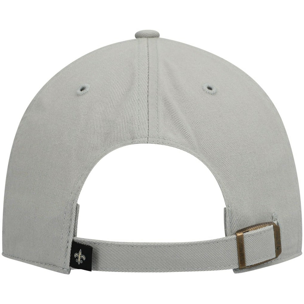 New Orleans Saints '47 Clean Up Adjustable Hat Gray - 47 brand