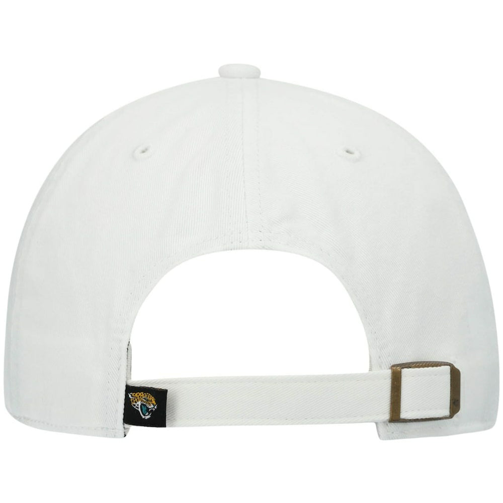 Jacksonville Jaguars '47 Logo Clean Up Adjustable Hat White - 47 brand