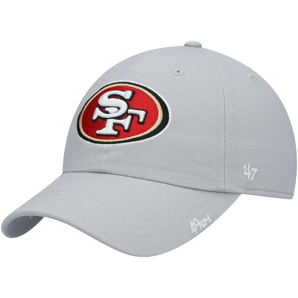 San Francisco 49ers '47 Women's Miata Clean Up Secondary Adjustable Hat Gray - 47 brand