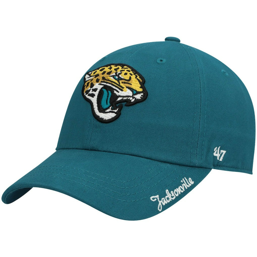 Jacksonville Jaguars '47 Women's Miata Clean Up Secondary Adjustable Hat Teal - 47 brand