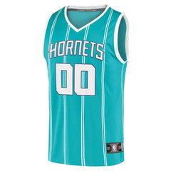 Fanatics - Charlotte Hornets Fast Break Replica Custom Jersey - Icon Edition - Teal