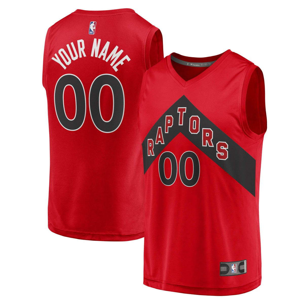 Toronto Raptors Youth Fast Break Replica Custom Jersey - Icon Edition - Red | NBA Jerseys